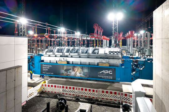 Trafotransport Umspannwerk Matrei